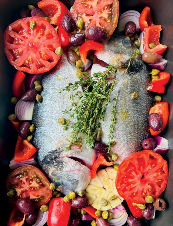 Roasted Sea Bass